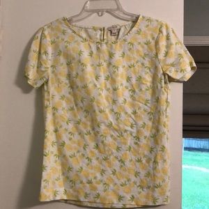 J.crew pineapple top
